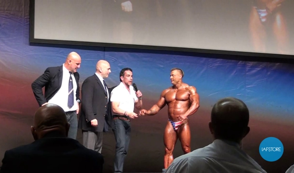 Thomas Benagli Special Guest Campionati Italiani IFBB 2014 Torino