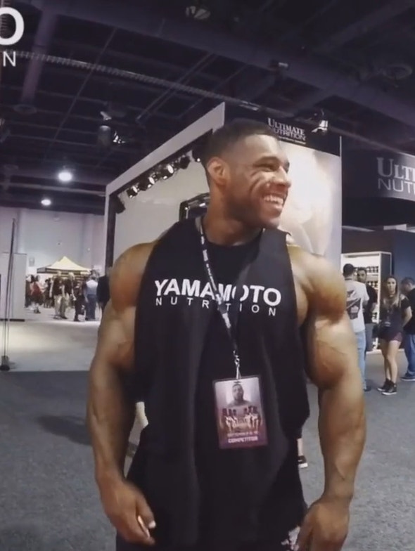 Mr. Olympia 2016 Backstage con Nathan de Asha IFBB Pro