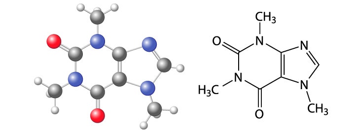 Caffeine chemical formula