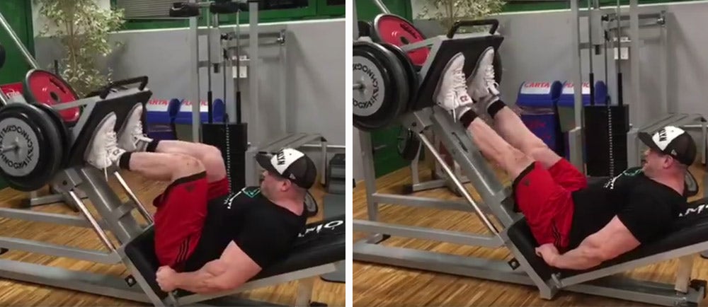 Leg press Zup style Miha Zupan